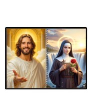 Jesus Christ - St. Therese Of Lisieux Laminated Photo - 11x13 Inches, Divine Blessings For Home & Office And Temple Decoration (F16406)