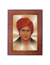 Swami Dayananda Photo Frame 10x14 Inch Religious Wall & Table Decor Frame | Swami Dayananda Spiritual Photo Frame For Home, Temple & Office | Decorative Hindu God & Goddess Frame (Pack Of 1) (F184