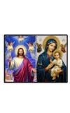 Jesus Christ - Our Lady Of Perpetual Help Laminated Photo - 11x13 Inches, Divine Blessings For Home & Office And Temple Decoration (F16367)