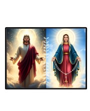 Jesus Christ - Our Lady Of Grace Laminated Photo - 11x13 Inches, Divine Blessings For Home & Office And Temple Decoration (F16288)