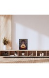 Swami Prabhupada Laminated Photo - 5x7 Inches, Divine Blessings for Home & Office and Temple Decoration