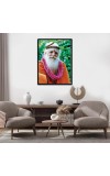 Satguru Sivaya Subramuniyaswami Laminated Photo - 11x13 Inches, Divine Blessings for Home & Office and Temple Decoration