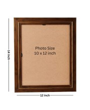 Hitech Sales Nature Scenery Photo Frame for Kids Room, Bedroom, Living Room (Wall and Tabletop, Rectangular, Printed Photo, 12 x 14 inches Frame, Brown)