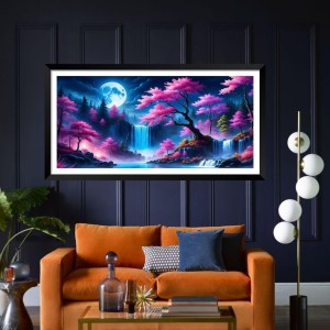 Nature Landscape Floating Frame Scenery Digital Print - (I5891) - 18x36 inch Modern Nature Wall Art for Living Room, Bedroom, Office, Hotels, Drawing Room Nature Landscape Floating Frame Scenery Digital Print - (I5891) - 18x36 inch Modern Nature Wall Art for Living Room, Bedroom, Office, Hotels, Drawing Room