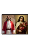 Jesus Christ - St. Therese Of Lisieux Laminated Photo - 11x13 Inches, Divine Blessings For Home & Office And Temple Decoration (F16253)