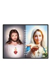 Jesus Christ - Our Lady Of Rosary Laminated Photo - 5x7 Inches, Divine Blessings For Home & Office And Temple Decoration (F16285)