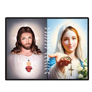 Jesus Christ - Our Lady Of Rosary Laminated Photo - 5x7 Inches, Divine Blessings For Home & Office And Temple Decoration (F16285) Jesus Christ - Our Lady Of Rosary Laminated Photo - 5x7 Inches, Divine Blessings For Home & Office And Temple Decoration (F16285)