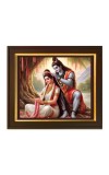 Hitech Sales | Lord Shiva and Parvathi Beautiful Photo Frame - Framed Wall Art for Home Decoration, Pooja Room, Gifting - Size: 10x12 inch.