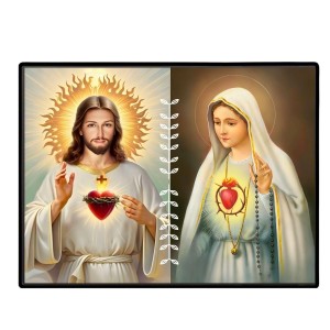 Jesus Virgin Mary Laminated Photo - 11x13 Inches, Divine Blessings For Home & Office And Temple Decoration (F16223) Jesus Virgin Mary Laminated Photo - 11x13 Inches, Divine Blessings For Home & Office And Temple Decoration (F16223)