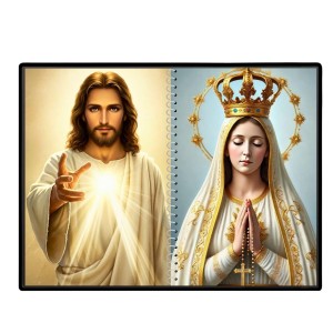 Esus Christ - Blessed Virgin Mary Laminated Photo - 11x13 Inches, Divine Blessings For Home & Office And Temple Decoration (F16433) Esus Christ - Blessed Virgin Mary Laminated Photo - 11x13 Inches, Divine Blessings For Home & Office And Temple Decoration (F16433)