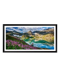 Nature Landscape Floating Frame Scenery Digital Print - (I5897) - 18x36 inch Modern Nature Wall Art for Living Room, Bedroom, Office, Hotels, Drawing Room