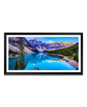 Nature Landscape Floating Frame Scenery Digital Print - (I5860) - 12x24 inch Modern Nature Wall Art for Living Room, Bedroom, Office, Hotels, Drawing Room