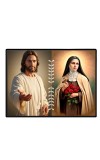 Jesus Christ - St. Therese Of Lisieux Laminated Photo - 11x13 Inches, Divine Blessings For Home & Office And Temple Decoration (F16252)