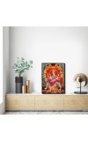Nava Durga Laminated Photo - 13x15 Inches, Divine Blessings for Home & Office and Temple Decoration