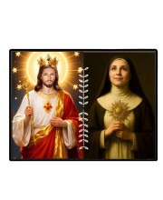Jesus Christ - Our Lady Of Sorrows Laminated Photo - 11x13 Inches, Divine Blessings For Home & Office And Temple Decoration (F16293)