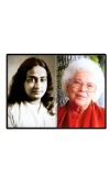 Paramahansa Yogananda & Sri Daya Mata Laminated Photo - 9x11 Inches, Divine Blessings For Home & Office And Temple Decoration (F16325)