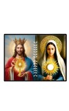 Jesus Christ - Our Lady Of Sorrows Laminated Photo - 11x13 Inches, Divine Blessings For Home & Office And Temple Decoration (F16295)