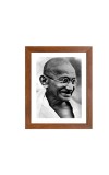 Mahatma Gandhi Black Photograph | Classic Historical Wall Art| Ideal for Home or Office Decor