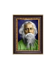 Sri Rabindra Nath Tagore Digital Print Photo 8.7x10.7 inches - Vibrant Religious Wall Art for Home or Office Decor.