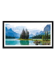 Nature Landscape Floating Frame Scenery Digital Print - (I5780) - 12x24 inch Modern Nature Wall Art for Living Room, Bedroom, Office, Hotels, Drawing Room