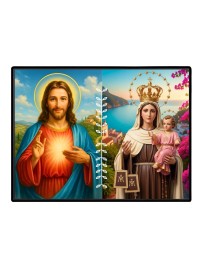 Jesus Lady Of Fatima. Laminated Photo - 7x9 Inches, Divine Blessings For Home & Office And Temple Decoration (F16226)