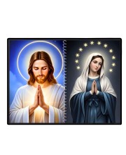 Jesus Christ - Our Lady Of Grace Laminated Photo - 11x13 Inches, Divine Blessings For Home & Office And Temple Decoration (F16419)