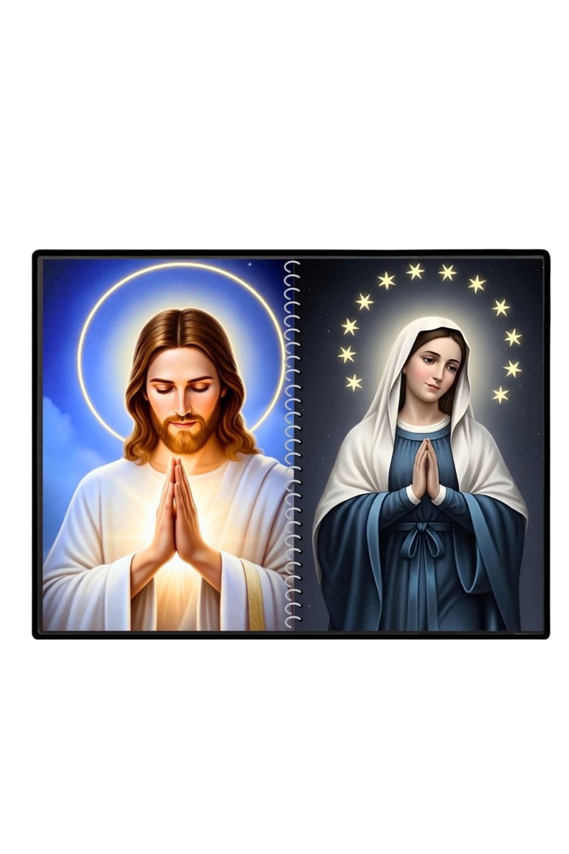 Jesus Christ - Our Lady Of Grace Laminated Photo - 11x13 Inches, Divine Blessings For Home & Office And Temple Decoration (F16419)