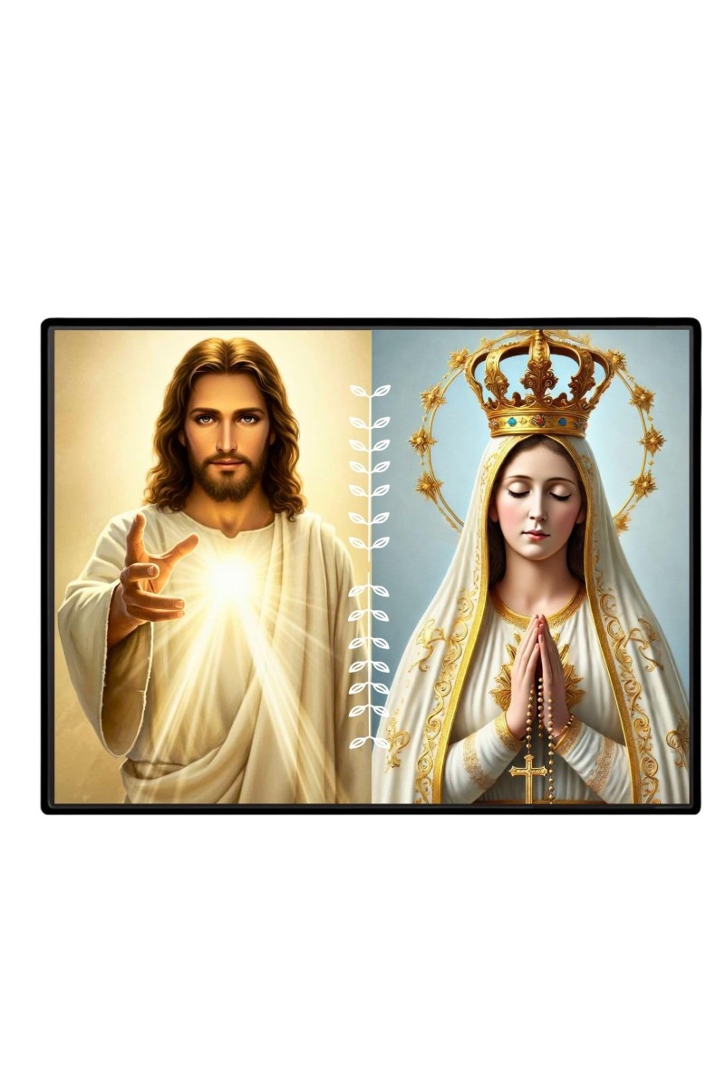 Jesus Christ - Immaculate Conception Laminated Photo - 11x13 Inches, Divine Blessings For Home & Office And Temple Decoration (F16278)