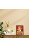 Lakshmi & Ganesh Laminated Photo - 5x7 Inches, Divine Blessings for Home & Office and Temple Decoration