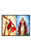 Jesus Christ - Our Lady Of Grace Laminated Photo - 11x13 Inches, Divine Blessings For Home & Office And Temple Decoration (F16399)