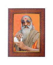 Swami Chinmayananda Photo Frame 10x14 Inch Religious Wall & Table Decor Frame | Swami Chinmayananda Spiritual Photo Frame For Home, Temple & Office | Decorative Hindu God & Goddess Frame (Pack Of