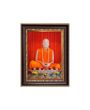Sri Ramakrishna Digital Print Photo 6.7x8.7 inches - Vibrant Religious Wall Art for Home, Office and Temple Decor.