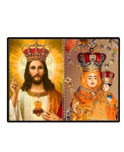 Jesus Christ - Our Lady Of Good Health Laminated Photo - 11x13 Inches, Divine Blessings For Home & Office And Temple Decoration (F16357)