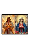 Jesus Christ - Our Lady Of Grace Laminated Photo - 11x13 Inches, Divine Blessings For Home & Office And Temple Decoration (F16420)
