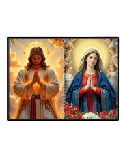 Jesus Christ - Our Lady Of Grace Laminated Photo - 11x13 Inches, Divine Blessings For Home & Office And Temple Decoration (F16420)