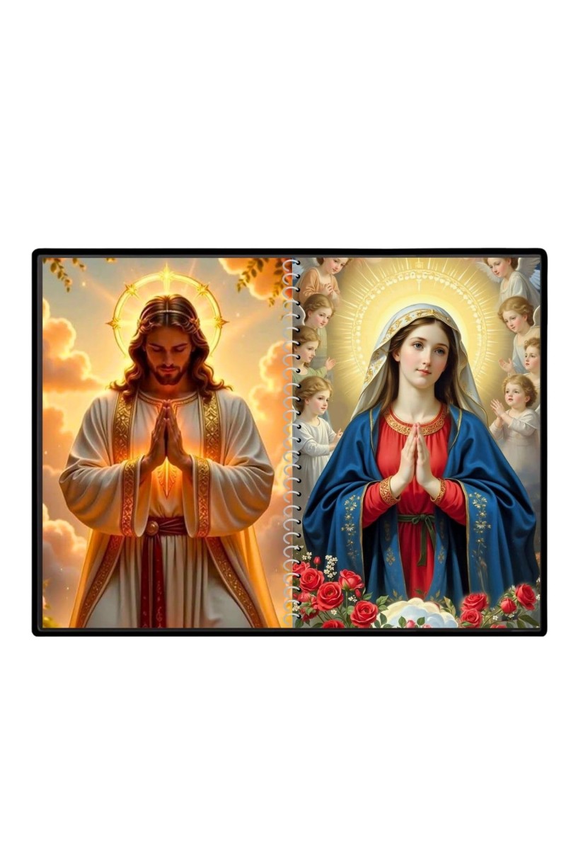 Jesus Christ - Our Lady Of Grace Laminated Photo - 11x13 Inches, Divine Blessings For Home & Office And Temple Decoration (F16420)