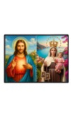 Jesus Christ - Our Lady Of Good Health Laminated Photo - 13x15 Inches, Divine Blessings For Home & Office And Temple Decoration (F16381)