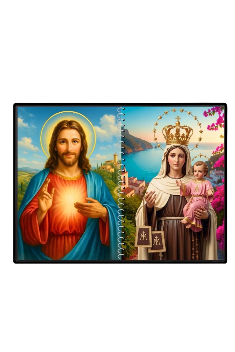 Jesus Christ - Our Lady Of Good Health Laminated Photo - 13x15 Inches, Divine Blessings For Home & Office And Temple Decoration (F16381)
