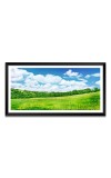 Nature Landscape Floating Frame Scenery Digital Print - (I5731) - 24x48 inch Modern Nature Wall Art for Living Room, Bedroom, Office, Hotels, Drawing Room