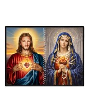 Jesus Christ - Our Lady Of Sorrows Laminated Photo - 11x13 Inches, Divine Blessings For Home & Office And Temple Decoration (F16345)