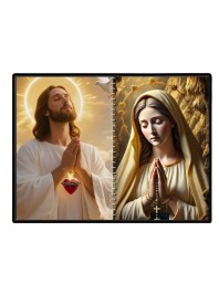 Jesus Christ - Our Lady Of Grace Laminated Photo - 7x9 Inches, Divine Blessings For Home & Office And Temple Decoration (F16424)