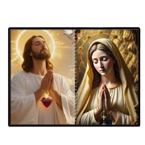 Jesus Christ - Our Lady Of Grace Laminated Photo - 11x13 Inches, Divine Blessings For Home & Office And Temple Decoration (F16424)