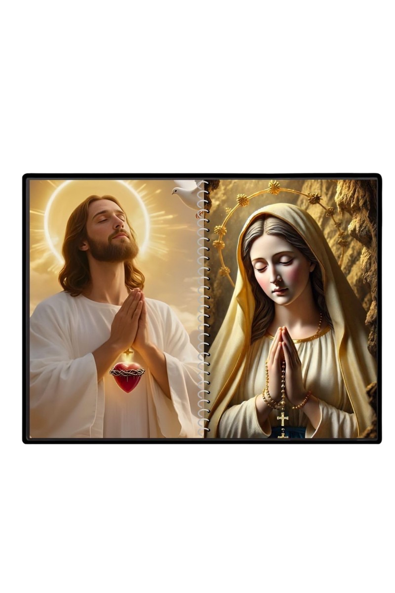 Jesus Christ - Our Lady Of Grace Laminated Photo - 11x13 Inches, Divine Blessings For Home & Office And Temple Decoration (F16424)