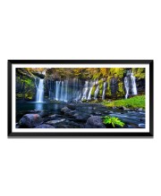 Nature Landscape Floating Frame Scenery Digital Print - (I5553) - 12x24 inch Modern Nature Wall Art for Living Room, Bedroom, Office, Hotels, Drawing Room