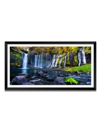 Nature Landscape Floating Frame Scenery Digital Print - (I5553) - 24x36 inch Modern Nature Wall Art for Living Room, Bedroom, Office, Hotels, Drawing Room