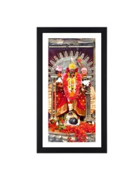Sri Sri Maa Bhabatarini Colored Photo Frame |Divine Wall Art | Ideal for Home or Puja RoomDecoration | Dakhineswar Temple