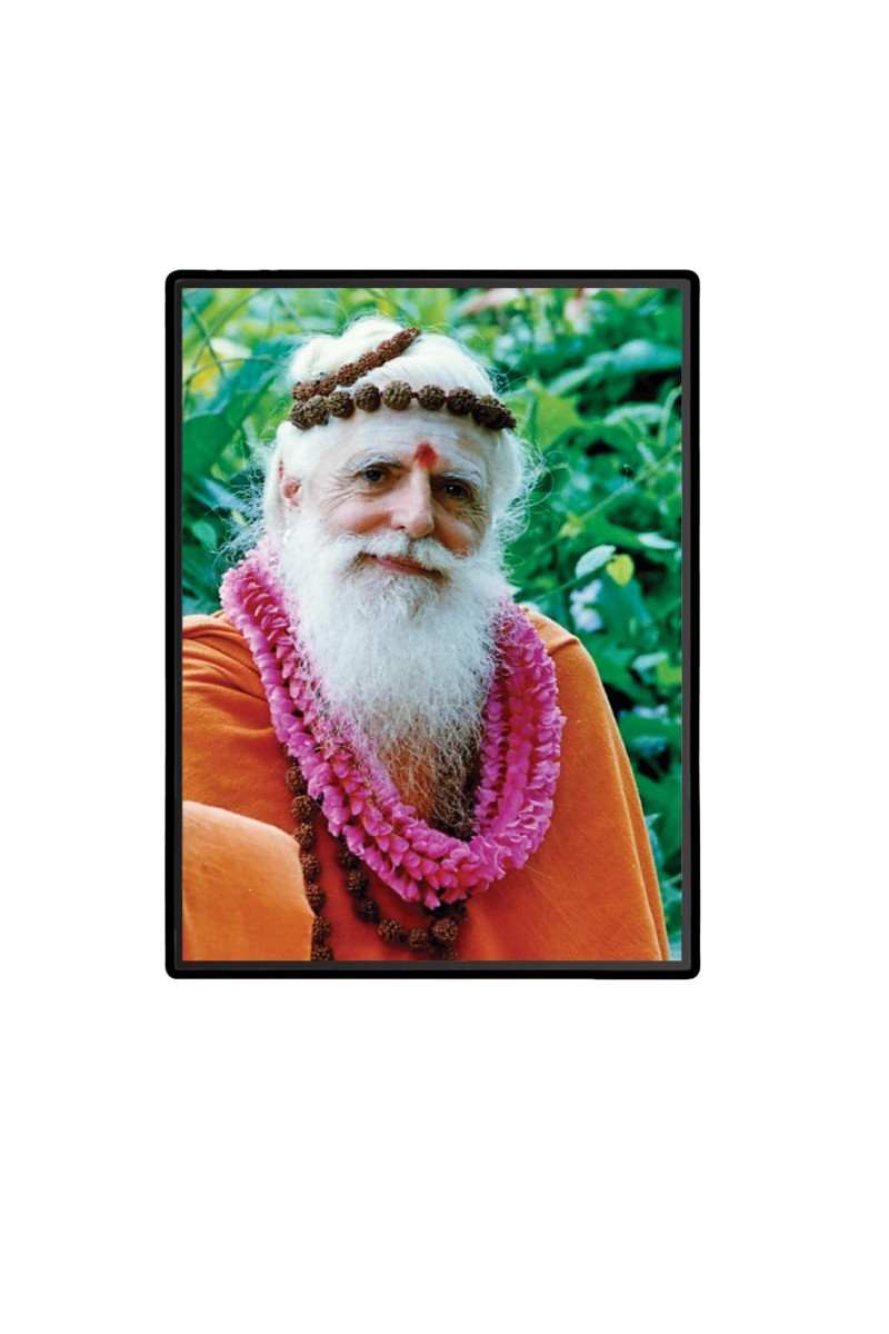 Satguru Sivaya Subramuniyaswami Laminated Photo - 11x13 Inches, Divine Blessings for Home & Office and Temple Decoration