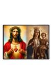 Jesus Christ - Our Lady Of Good Health Laminated Photo - 13x15 Inches, Divine Blessings For Home & Office And Temple Decoration (F16385)