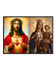 Jesus Christ - Our Lady Of Good Health Laminated Photo - 13x15 Inches, Divine Blessings For Home & Office And Temple Decoration (F16385)
