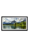 Nature Landscape Floating Frame Scenery Digital Print - (I5599) - 18x36 inch Modern Nature Wall Art for Living Room, Bedroom, Office, Hotels, Drawing Room